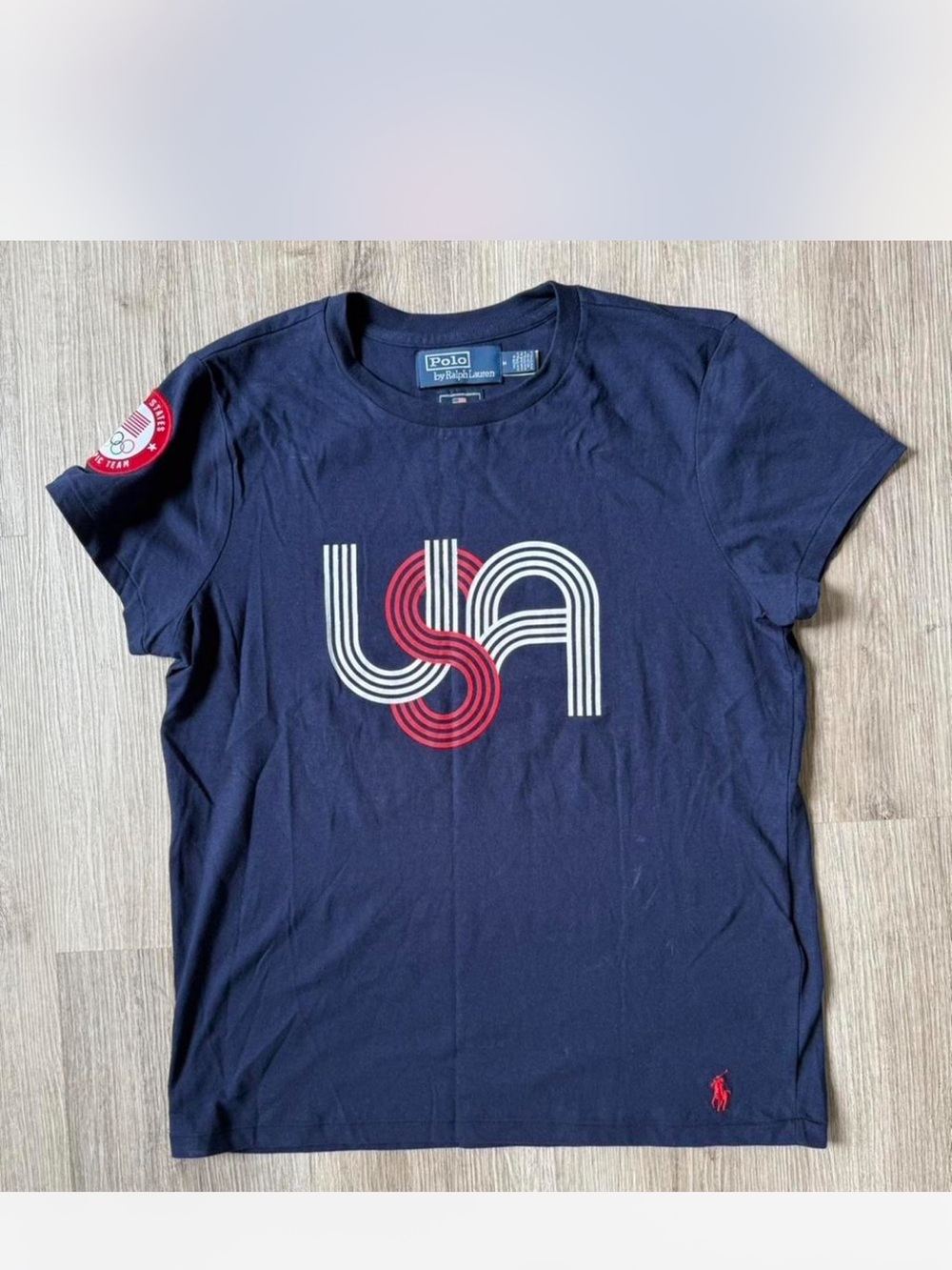 Polo Ralph Lauren Team USA Olympic graphic tee navy